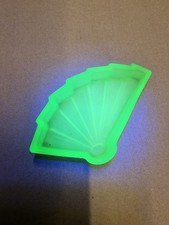 Art Deco Frosted Uranium Glass