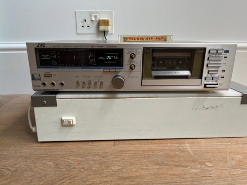 Jvc silver cassette deck - silver,