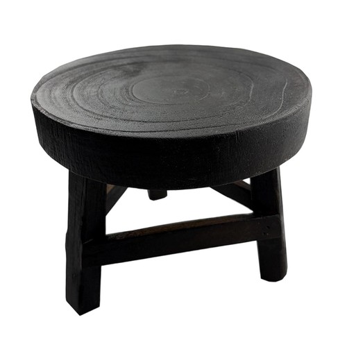 Wooden plant stool bonsai rack - stool,