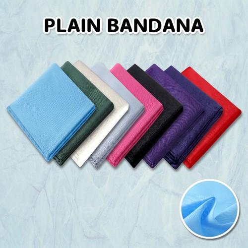 Plain colour bandana cotton - bandana,