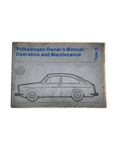 1972 volkswagen owner manual - 1972,