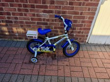 Halfords Apollo Police Patrol Kids Bike 14" Wheel, 4-7years, Stabilisers