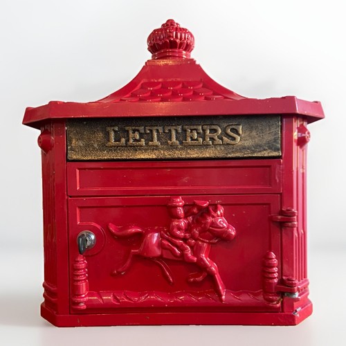 Victorian post box - victorian, red