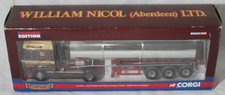 Corgi CC13222 DAF XF Space Cab General Tanker William Nicol 1:50 Scale Boxed