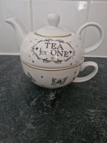 Tea for one - one, butterflies