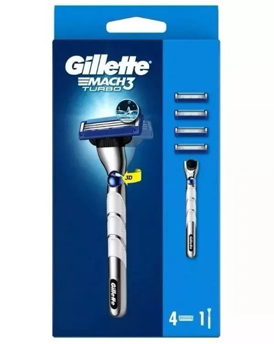 Gillette mach3 turbo - 3d, razor