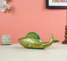 Handpainted Paper Mache Fish &
