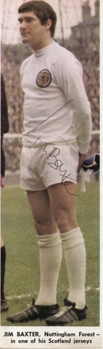 Jim baxter signed - jim, book