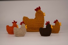 chicken tea cosy knitted tea