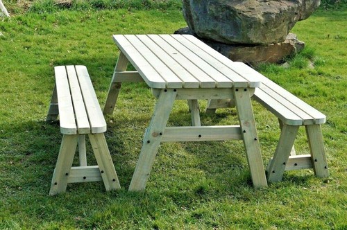 Toria picnic bench - picnic, set