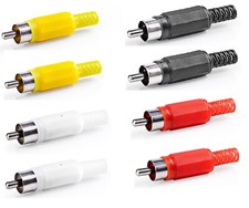 8x RCA Phono Male Plug