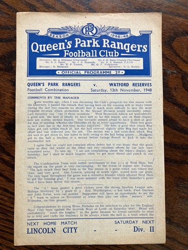Qpr watford reserves nov - v,