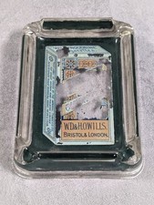Wild Woodbine W.D &Howills Ashtray  Glass  Rare  rectangular man cave 