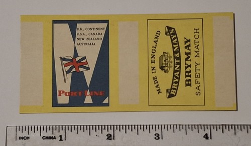 Vintage british matchbox - vintage,