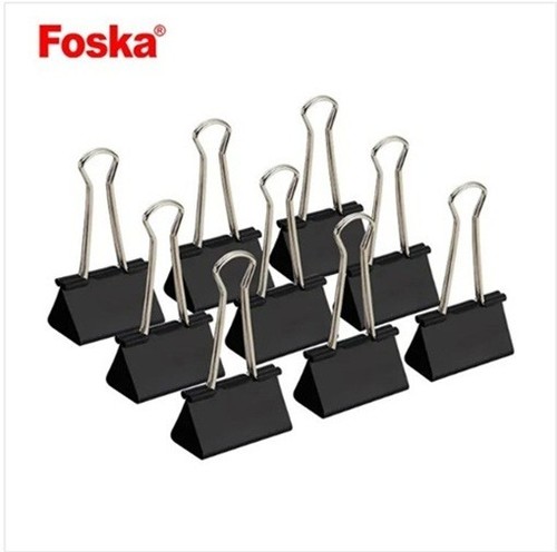 Foldback clips black metal - clips,
