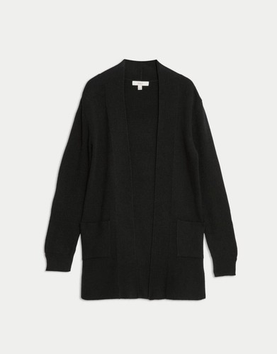 Cardigan ladies ribbed - cardigan,