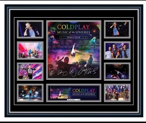 Coldplay signed reproduction - coldplay,