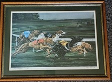 vic granger signed limited edition greyhounds print
