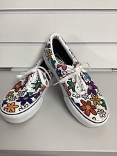 Vans era platform glitter daisies flower floral shoes trainers size 6 [DE]