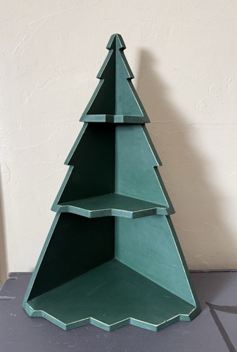 Tier corner shelf pine - shelf,