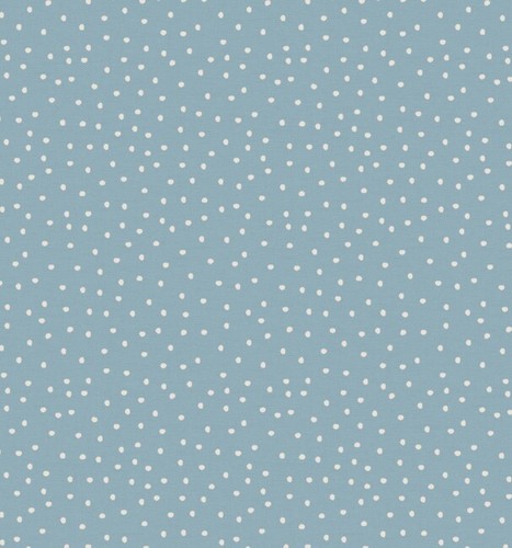 Dotty blue curtain fabric - dotty,
