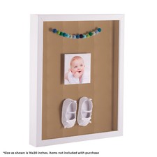 ArtToFrames 10x10" Shadow Box Frame, Framed in White, Various Colors