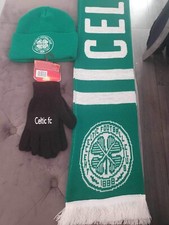 Celtic Fc Hat Scar and glove  Set