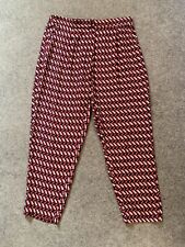 Koala Bay Women’s Printed Trousers Tapered Ankle Size XL