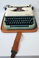 Erika Model 10 Portable Typewriter With Case Made 1960 Dresden Germany Vintage