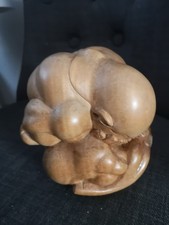 Hand carved wooden - carved, weeping