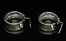 Tiffany & Co 925 Silver Earrings 1997 Hallmarked Great Condition
