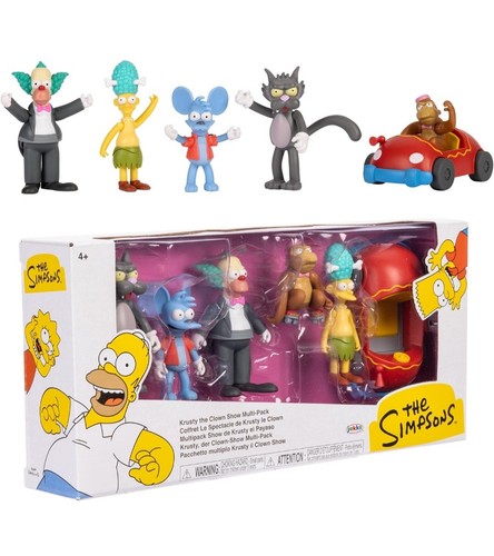 Krusty cast action figures - krusty,