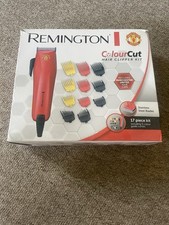 Remington Colour Cut Hair Clippers 9 Variable Trimming Combs Corded