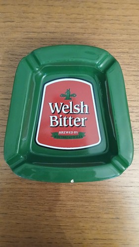 Welsh bitter vintage ashtray - welsh,