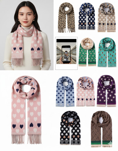 Reversible designer scarf for - designer,
