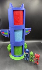 Rare PJ Masks Transforming Totem Pole Tower Playset With Toy Figures