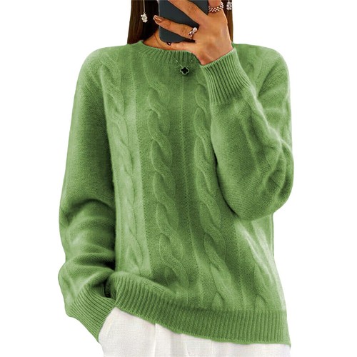 Ladies knitted sweater women - sweater,
