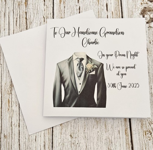 Prom card personalised - ,