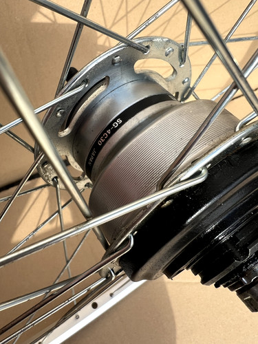 Shimano rear bicycle wheel - shimano, 28"