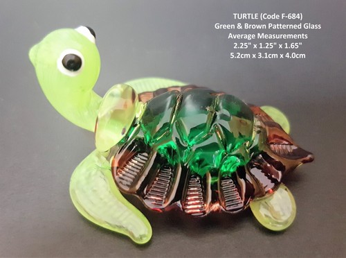Miniature glass turtle - miniature,