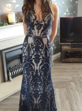 BEAUTIFUL EVENING GOWN PROM DRESS BY SIGNATURE COLLECTION SIZE 8 see description