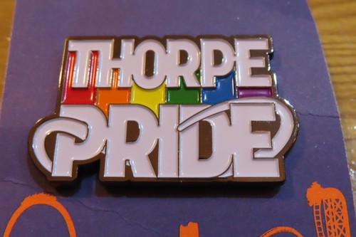 Thorpe park pride - thorpe, badge