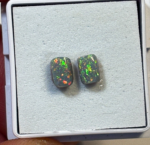 Lightning ridge pair - pair, opal