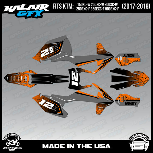 Graphics kit for ktm - for,