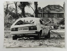 Great Storm 1987 Damaged Car