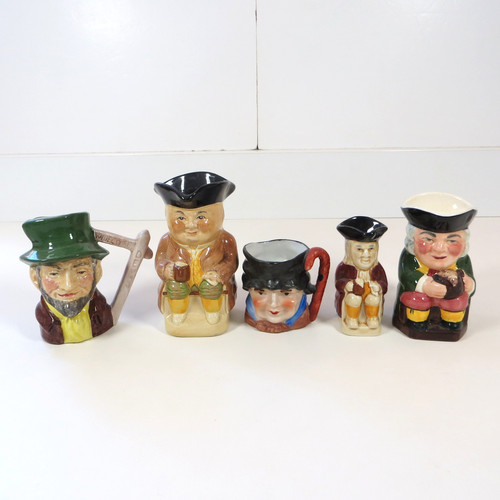 Vintage toby character - character, jugs