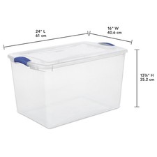 Large Storage Bin, 66 Quart