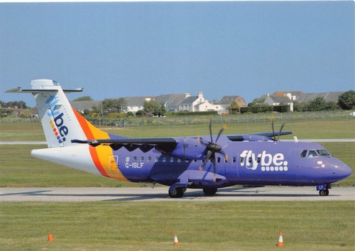 Airline postcard flybe blue - postcard,