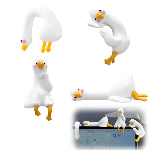4pcs mini resin goose - 4pcs,