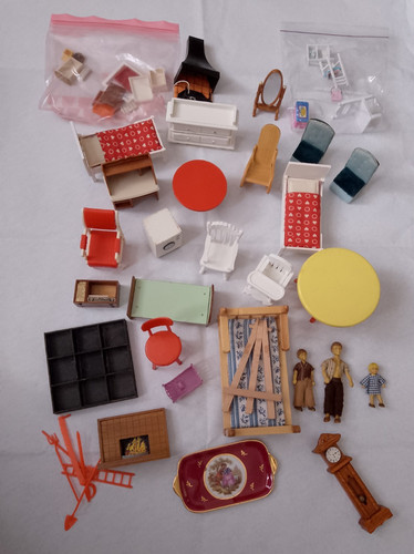 Dolls house furniture vintage - house,